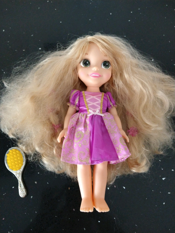 rapunzel glowing hair doll